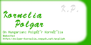 kornelia polgar business card